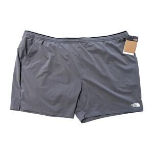 The North Face Mens Wander Short 2.0 Size 5x Gray Pull On New Flash Dry Flashdry
